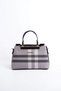 Gray - Black Plaid Women's Handbag Sp913