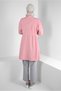 Striped Detail Waist-Adjustable Tunic 43840 - 3