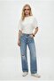 Women's Zoe Fitted Crew Neck Short Sleeve Ecru Knitted Blouse - 2