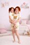 Mother-Daughter (Combined Item, You Make Your Own, Single Product Price) Short Sleeve Combed Cotton Pajama Set with Shorts - 7