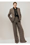 Wool Blend Check Blazer Jacket - 2