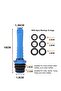 3-Pack Portable Bidet Pipe for Toilet, Universal Travel Handheld Shattaf - 3