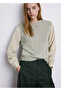 Combined Knit Pattern Sweater