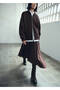 Block Heel Leather Boots - 8