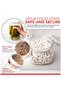 5-Piece Glass Storage Container Set with Airtight Lids, Multiple Sizes - 2