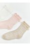 I Lace Detailed Baby Girl Socks 3-Piece Set from Freezen Store - 3