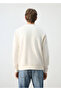 Pamuklu soft-touch iç yüzeyli sweatshirt - 4