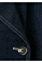 Denim Trench Coat with Belt - 5