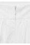 Cotton Drawstring Midi Skirt - 8