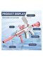 High Capacity Automatic Water Pistol, Electric Summer Pool Party Toy Pink - 3