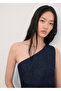 Asymmetrical Denim Dress - 6