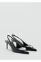 Metallic Detailed Patent Leather High Heels