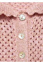 Crochet Sweater with Short Sleeves - 8