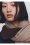 Scarf - Brown - Plain - 2