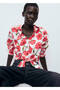 Floral Print Poplin Shirt