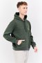 Men Hooded Graphic Long Sleeves Sweatshirt, Green - 4
