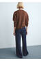 Wide Leg Low Waisted Jeans - 4