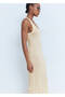 Crochet Embroidered Long Dress