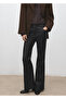 Leather Look Flare Pants