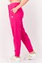 Women Standard Fit Embroidered Logo Outdoor Sweatpants, Fuchsia - 4