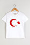 Crescent Star Turkish Flag Printed Cotton 23 April Boys and Girls T-Shirt - 2