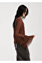 Chiffon Blouse with Flounces - 4