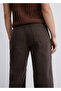 High Waisted Stitching Wideleg Jeans - 8