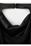 Draped collar satin blouse - 5