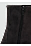 Apartment-Style Heeled Open-Front Boots - 4