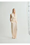 Draped Straight-Cut Fabric Trousers - 2