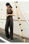 Pleated Belted Trousers - 2