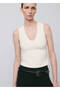 V-Neck Slim Fit Blouse