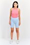 Dont Call Me Jennyfer x Ronisia Women Embroidered Basic Shorts, Light Blue - 4