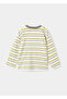 Contrast striped t-shirt - 4