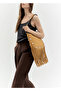 Suede Bag with Tassels and Staple Details - 7