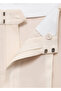 Draped Straight-Cut Fabric Trousers - 8