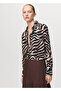 Patterned Straight Cut Shirt