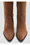 Leather Heeled Boots - 6