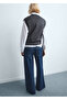 Wide Leg Low Waisted Jeans - 4