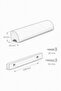 Walnut - Wooden Drawer and Cabinet Handle Set of 2 (128 mm) - 3