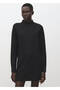 Buttoned knitwear dress
