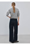 Mid Waist Wide Leg Jeans - 4