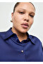 Satin draped shirt - 8