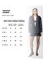 Ss6107 Navy Blue Plaid Short Jacket - 4