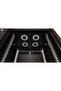 26U 600X600 Hyperline Freestanding Rack Cabinet (Black) (Front Glass Door / with Wheels) - 7