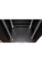 26U 600X600 Hyperline Freestanding Rack Cabinet (Black) (Front Glass Door / with Wheels) - 5