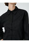 Crop Shirt Long Sleeve Buttoned with Pocket Detail - 5