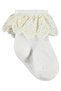 Set of 2 6-Piece Baby Girl Socks with Double Lace Accessories - 4