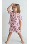4,5,6,7,8,9,10 Years Old Girls' Summer Pajamas Bottom-Top 3 Sets - 4