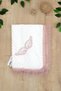 Girl Boy Baby Angel Winged Luxury Ornate Chickpea Velvet Blanket Stl6750